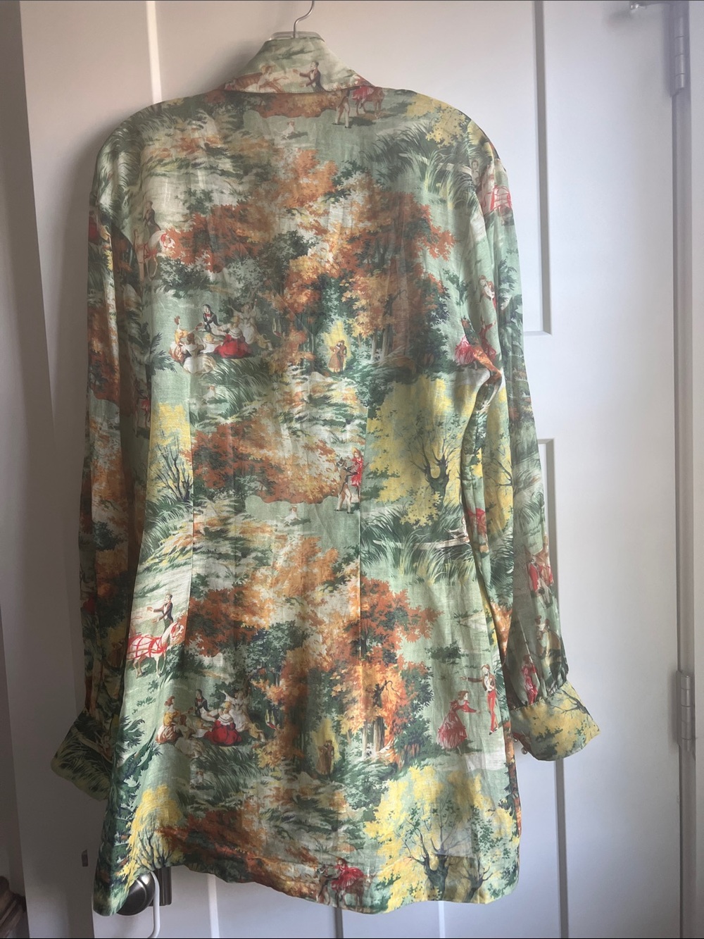 Alice McCall Old World Print Shear Dress with romper liner - Picture 12 of 13
